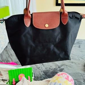 Longchamp Tote Black Small Size